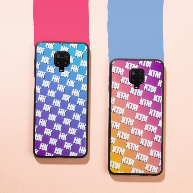 Redmi Note 9S オーダーメイド モノグラム 背面9Hガラスケース