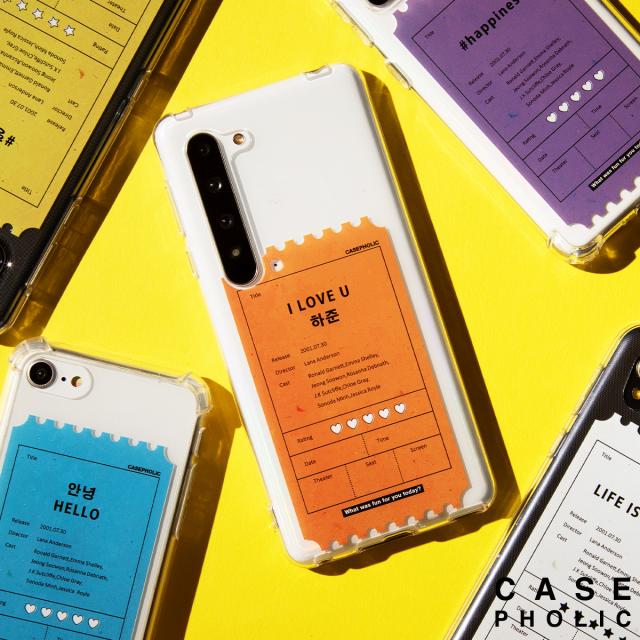 Xiaomi 名入れ対応 映画チケットモチーフ スマホケース