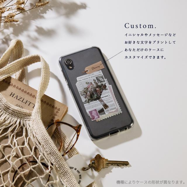 Xiaomi 名入れ対応 ワックスペーパーモチーフ スマホケース