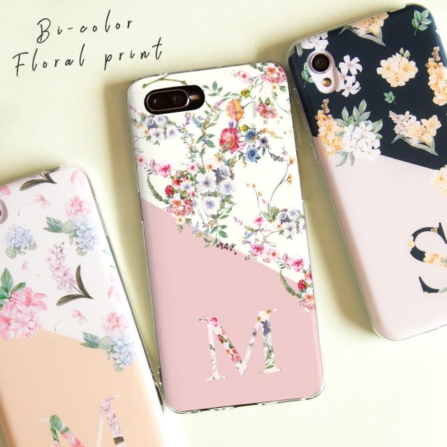 OPPO Reno A OPPO A5 2020 バイカラー 花デザイン
