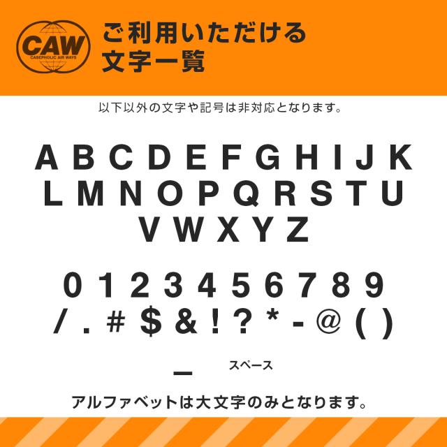 OPPO 名入れ対応 フライトチケット ケース