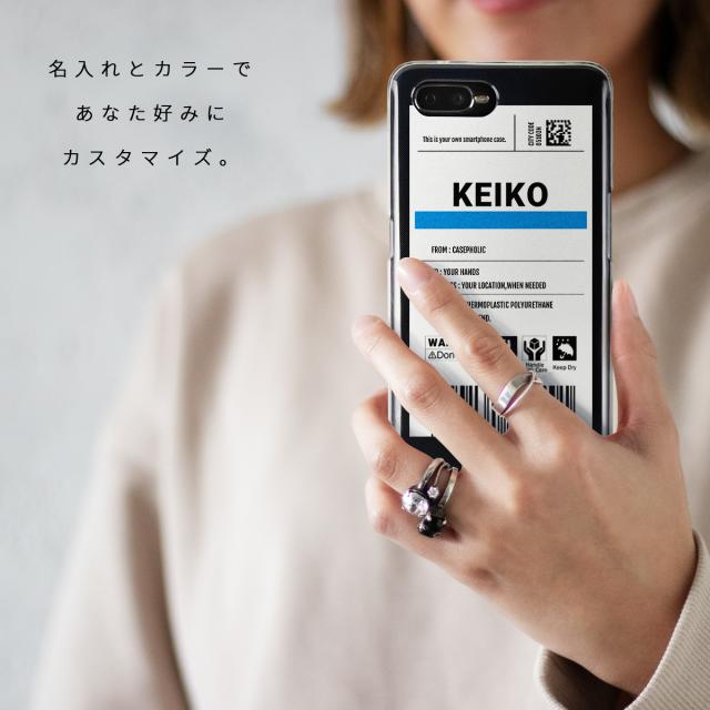 出荷ラベルモチーフ OPPO Xiaomi スマホケース
