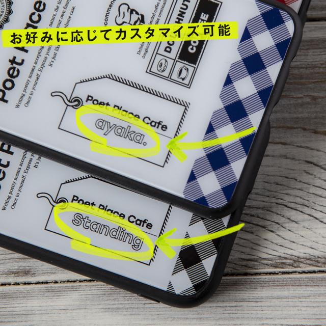 Xiaomi redmi note 9s チェックラベル 背面9Hガラスケース