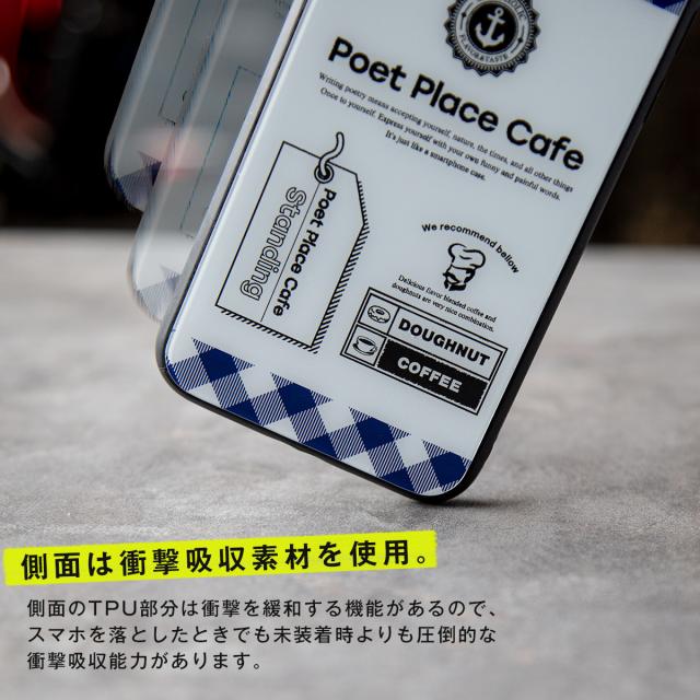 Xiaomi redmi note 9s チェックラベル 背面9Hガラスケース