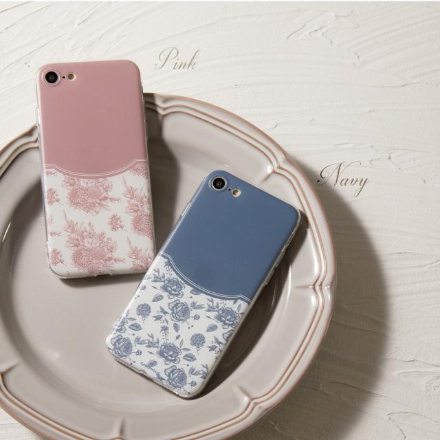 OPPO クラシックフラワー ソフトケース