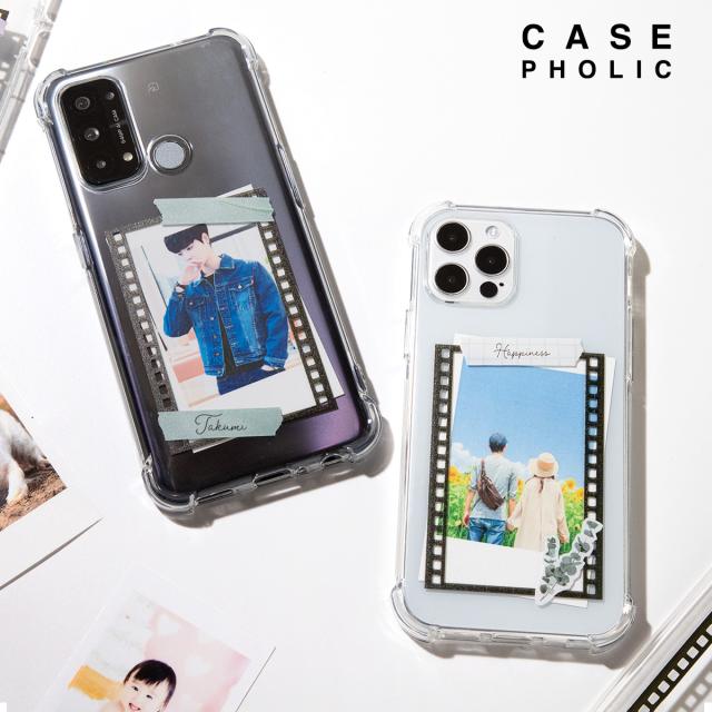 OPPO 名入れ内容 フィルムフレーム柄 スマホケース