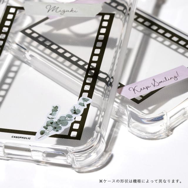 OPPO 名入れ内容 フィルムフレーム柄 スマホケース