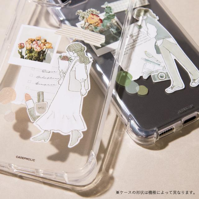 OPPO 大人女子のライフスタイル風 コラージュノート柄カスタムケース