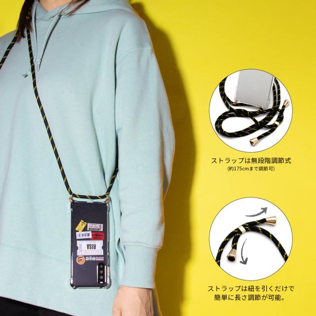 OPPO チケットミックス柄 クロスボディケース