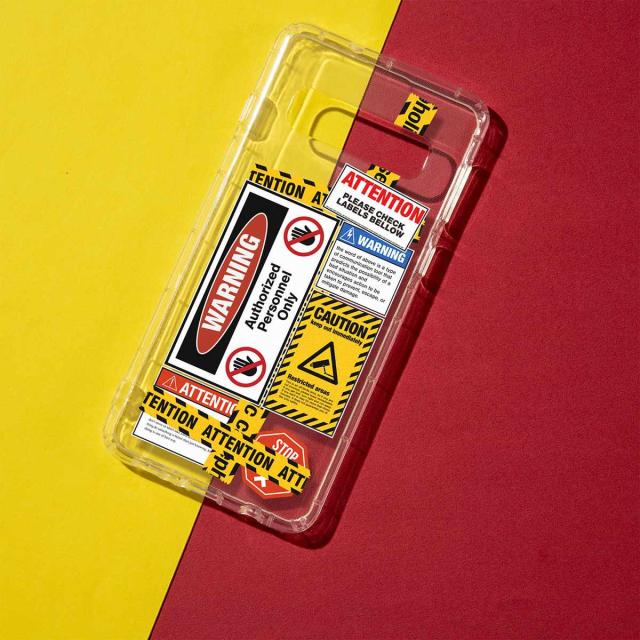 Google 各機種 名入れ対応 アテンションラベル スマホケース