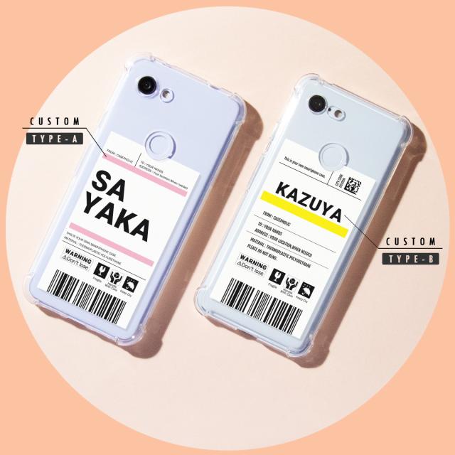 出荷ラベルモチーフ Google スマホケース