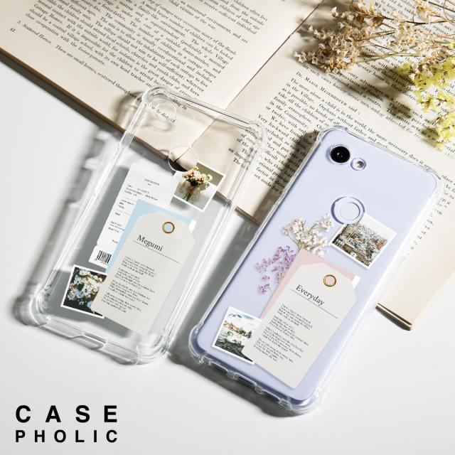 Google 全機種対応 スマホケース フラワースクラップ