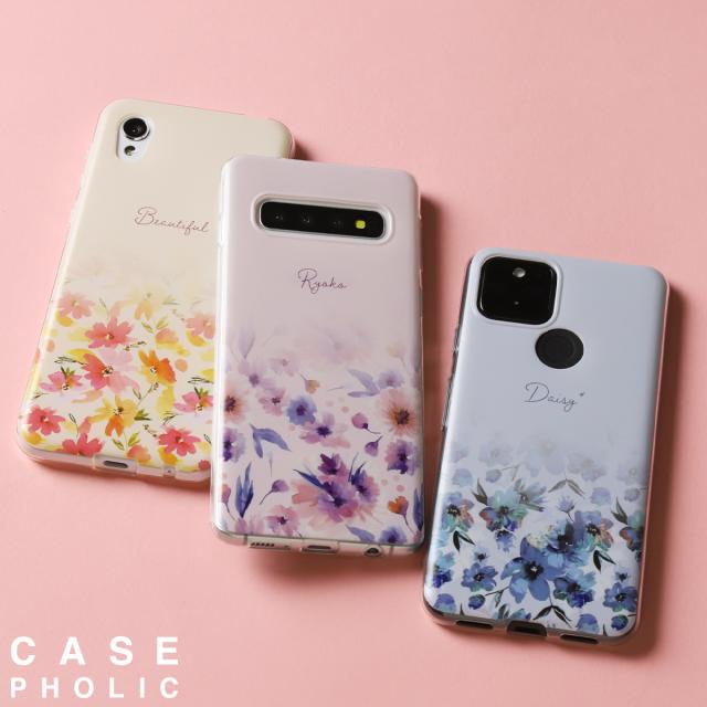 Google Pixel メルティーフラワープリント TPUカスタムケース