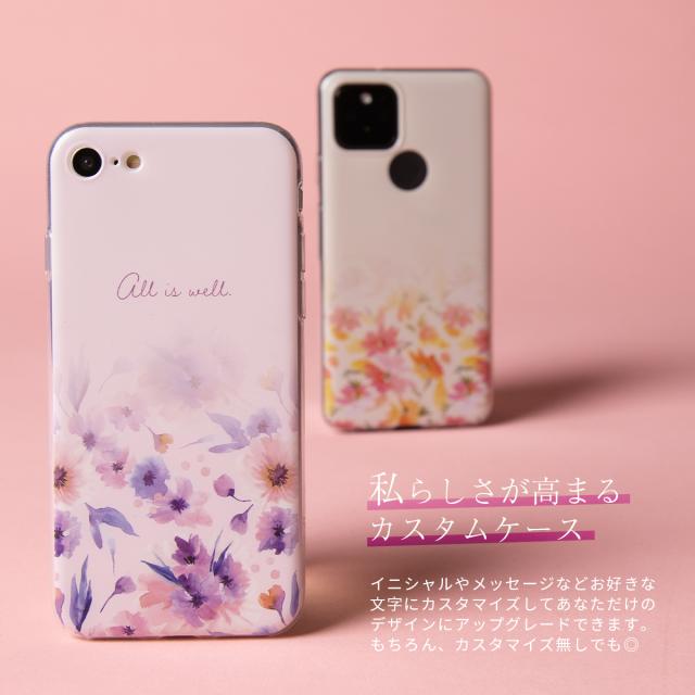 Google Pixel メルティーフラワープリント TPUカスタムケース