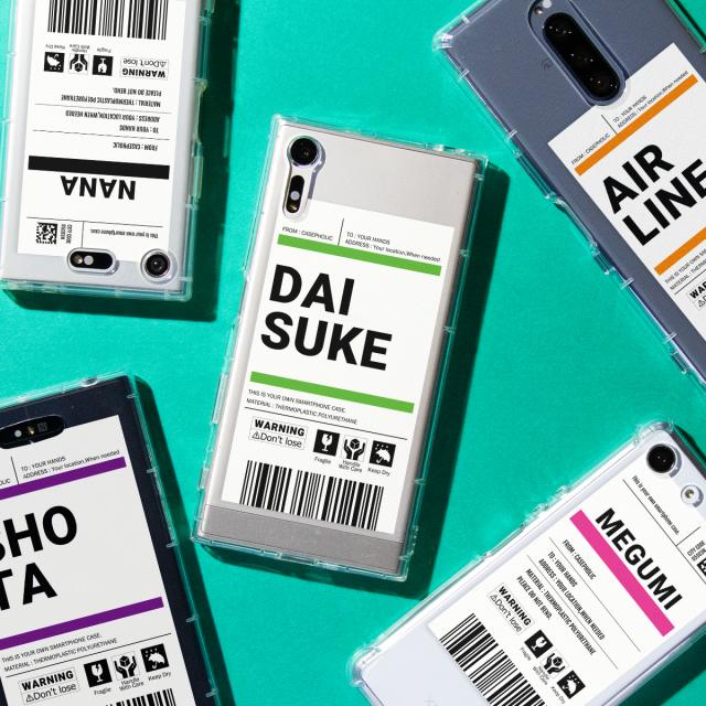 出荷ラベルモチーフ Xperia スマホケース