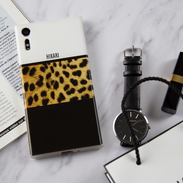 Xperia ヒョウ柄 レオパード TPUケース