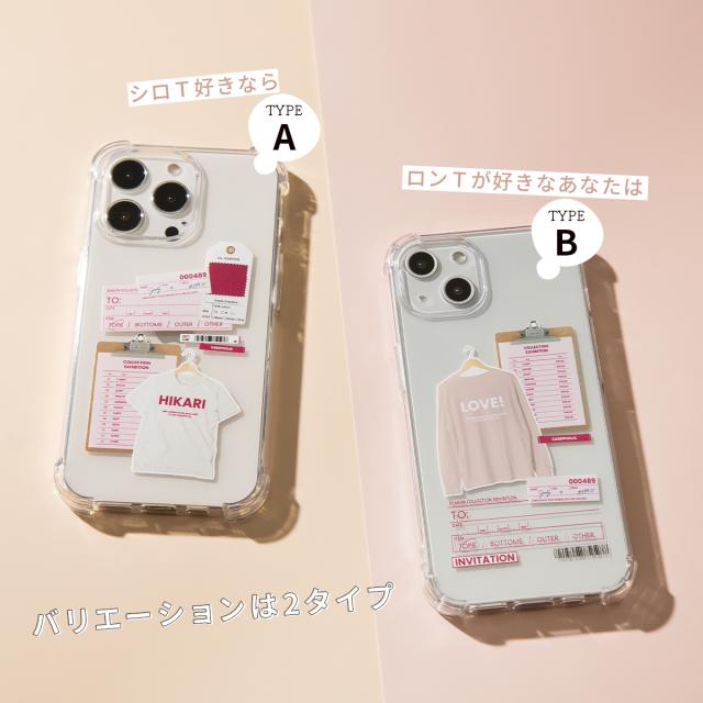 Xperia 各機種 オーダーシート風コラージュソフトケース