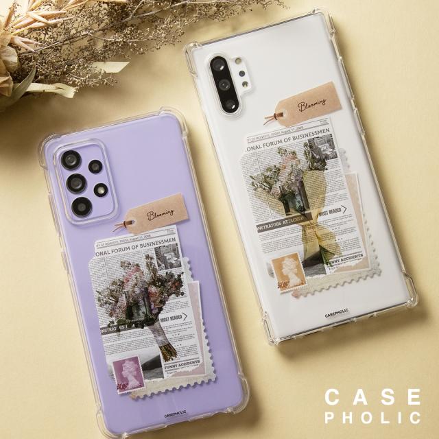 Xperia 名入れ対応 ワックスペーパーモチーフ スマホケース