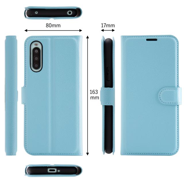 Xperia 10 II SO-41A SOV43 A001SO レザー手帳型ケース