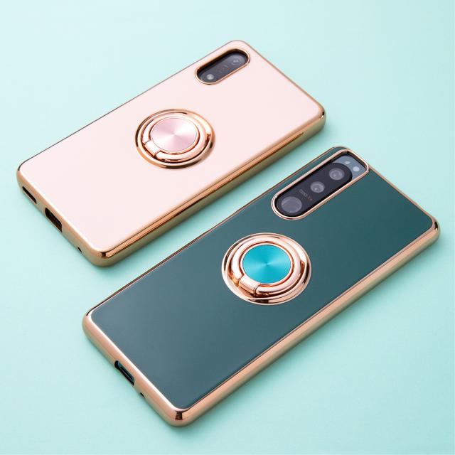 Xperia Ace II SO-41B Xperia 1 III SO-51B SOG03 Xperia 5 III SO-53B SOG05  A103SO 耐衝撃 メタルリングケース