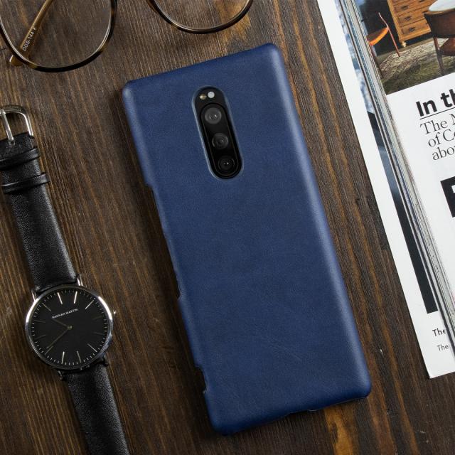 Xperia 1  レザーハードケース