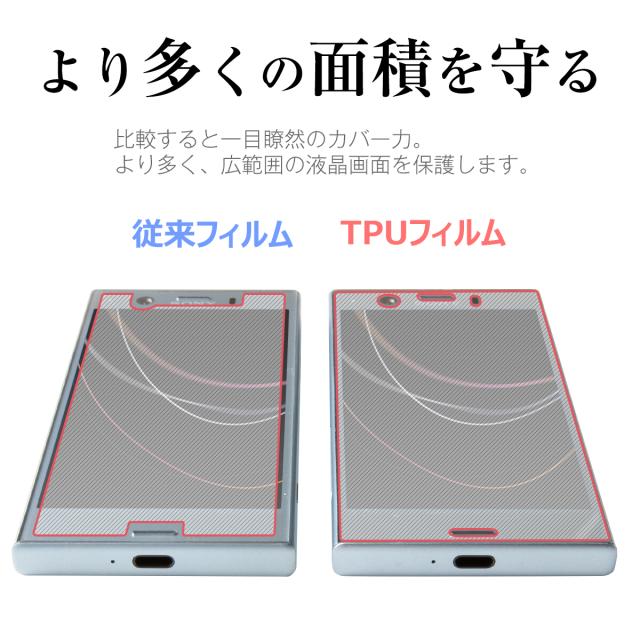 Xperia XZ1 Compact SO-02K 全面吸着 TPU液晶保護フィルム