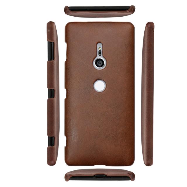 Xperia XZ2 レザーハードケース