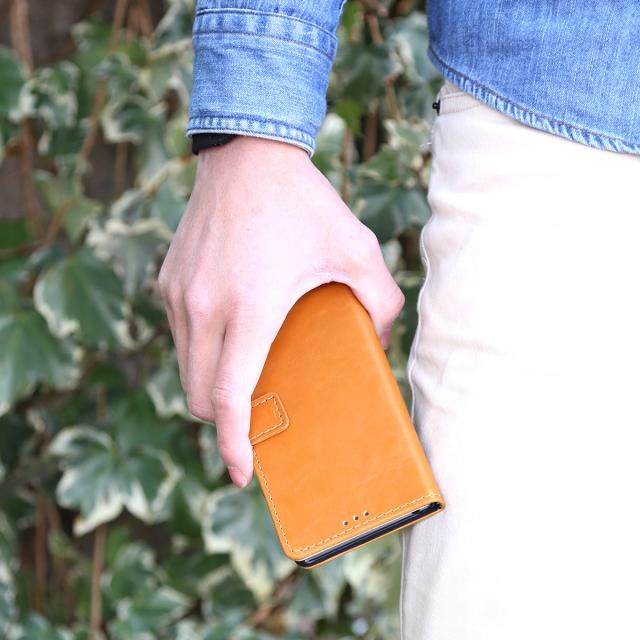 Xperia XZ2 Compact アンティークレザー手帳型ケース