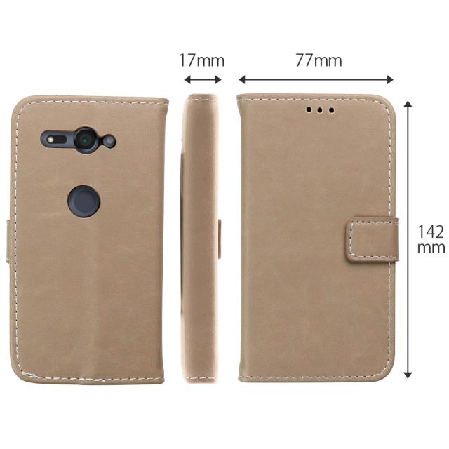Xperia XZ2 Compact アンティークレザー手帳型ケース