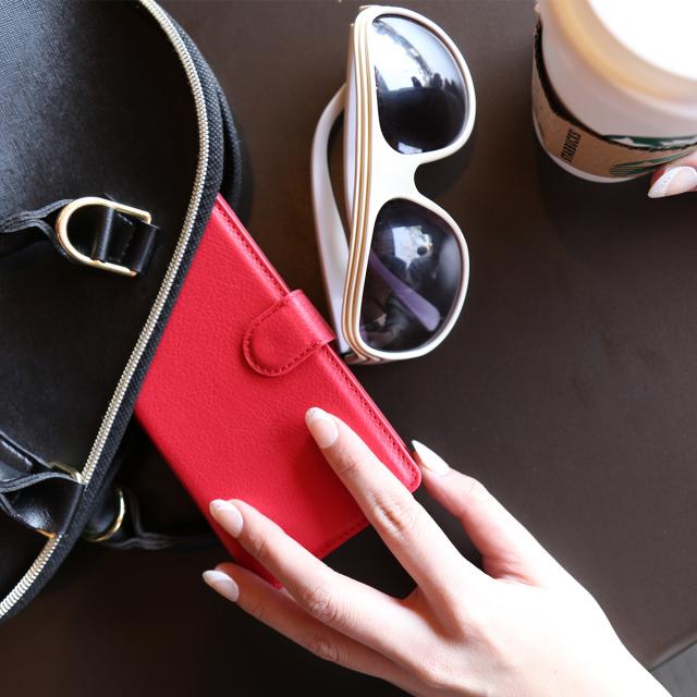 Xperia XZ2 Compact レザー手帳型ケース