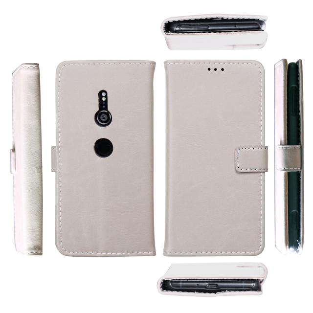 Xperia XZ3 SO-01L SOV39 アンティークレザー手帳型ケース