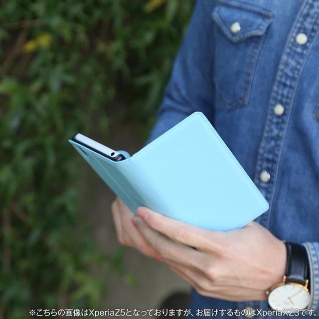 Xperia XZ3 SO-01L SOV39 レザー手帳型ケース
