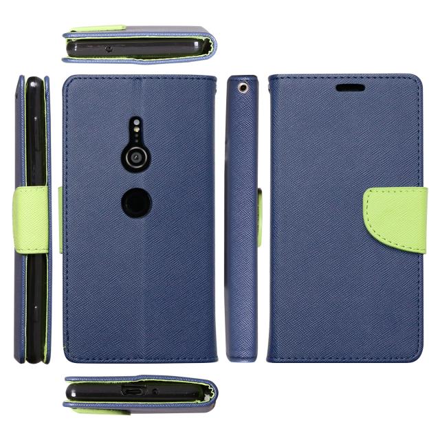 Xperia XZ3 SO-01L SOV39 コンビネーションカラー手帳型ケース