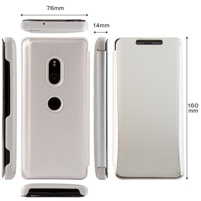 Xperia XZ3 SO-01L SOV39 半透明手帳型ケース