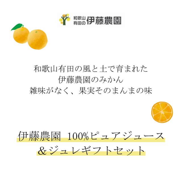 伊藤農園 100%ピュアジュース＆ジュレギフトセット