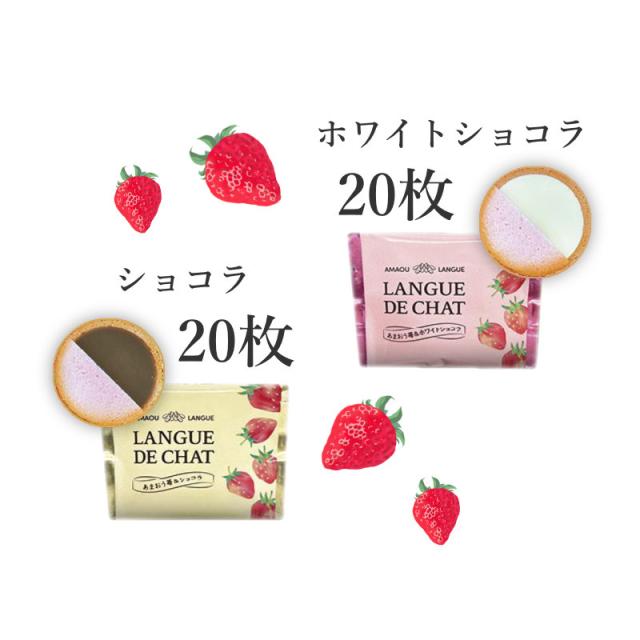 ラングドシャ ホワイトショコラ×20 ショコラ×20