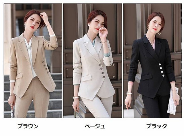 スーツ 4点セット S-5L パンツ スカート ジャケット ブラウス スーツ 4点セット S-5L パンツ スカート ジャケット ブラウス