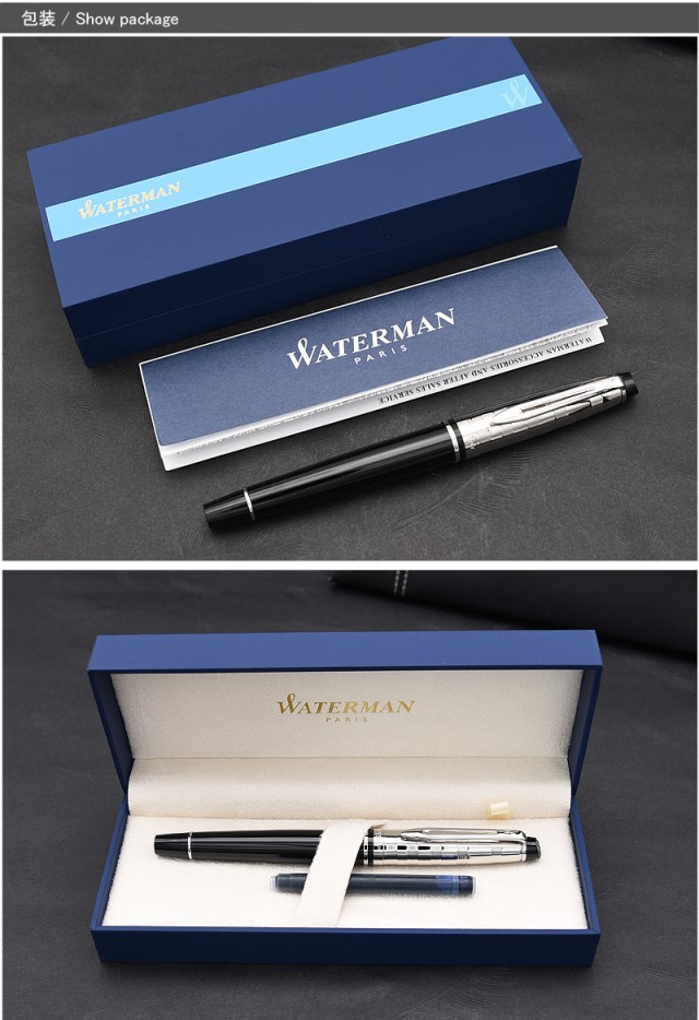 ウォーターマン WATERMAN エキスパート デラックス 万年筆 F細字