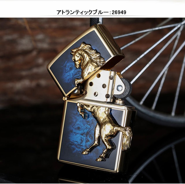 ジッポー ZIPPO ライター ウイニングウィニー ゴールドプレート 馬