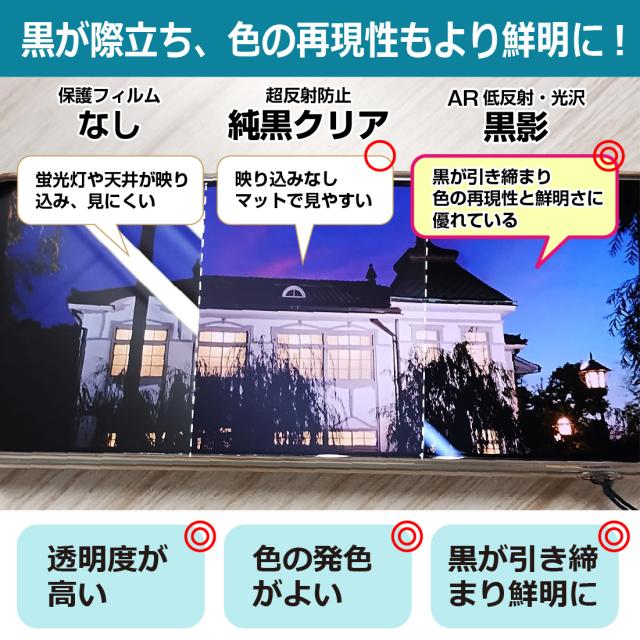 黒が際立ち、色の再現性もより鮮明に!