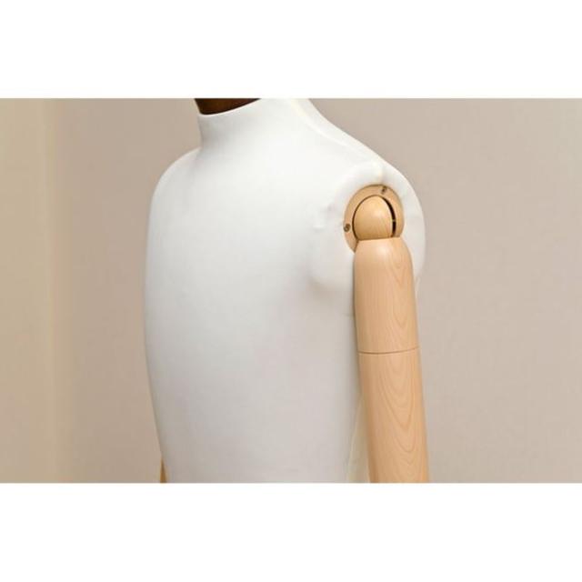 アーム付きトルソー 男性 メンズ マネキン 上半身 高さ調整機能付きの