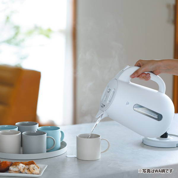 電気ケトル 1.5L 象印 湯沸かしケトル 湯沸かし器ポット ハイパワー 1300W スレートブラック