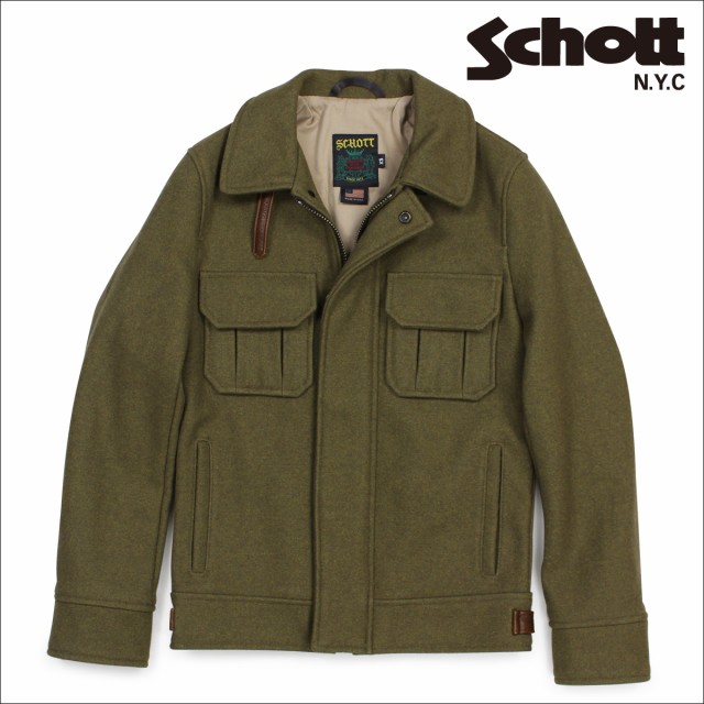 Jacket Blend Jacket メンズ Schott M65 ショット Field Field Wool