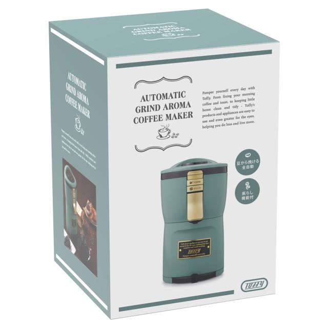 Toffy トフィー コーヒーメーカー コーヒーマシーン コーヒーミル 電動ミル アロマ カフェ 200ml K-CM7 Toffy トフィー コーヒーメーカー コーヒーマシーン コーヒーミル 電動