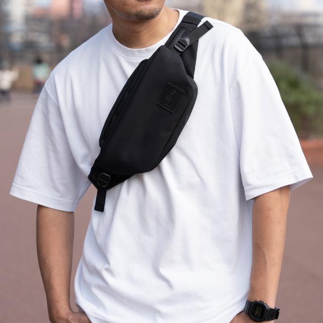 シムクリア SIMCLEAR ウエストバッグ ボディバッグ ポーチ ワンショルダー ツナグバッグ メンズ レディース 1.5L 撥水 斜め掛け TSB19