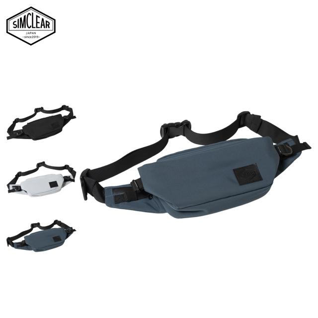 シムクリア SIMCLEAR ウエストバッグ ボディバッグ ポーチ ワンショルダー ツナグバッグ メンズ レディース 1.5L 撥水 斜め掛け TSB19