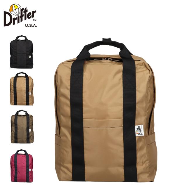 Drifter ドリフター バッグ リュック バックパック メンズ レディース 13.5L 軽量 ブラック ベージュ ブラウン レッド 黒 DFV1485