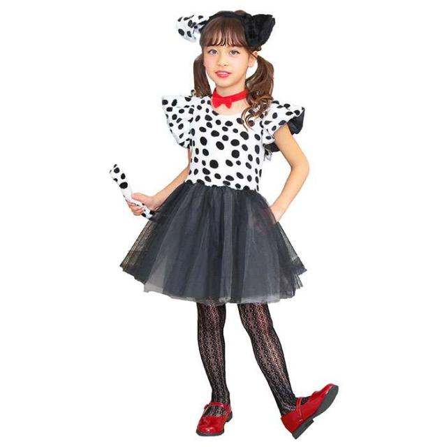 ダルメシアン　仮装　子供 HW プティダルメシアン キッズ コスチューム キッズサイズ