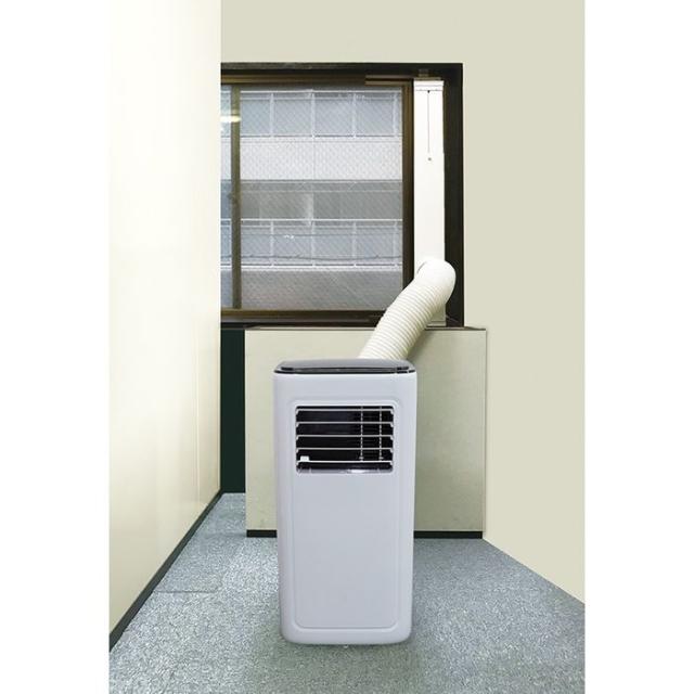 2.0kW 移動式クーラー 冷風 除湿 送風　ノンドレン方式 工事不要 広電 KEP211R