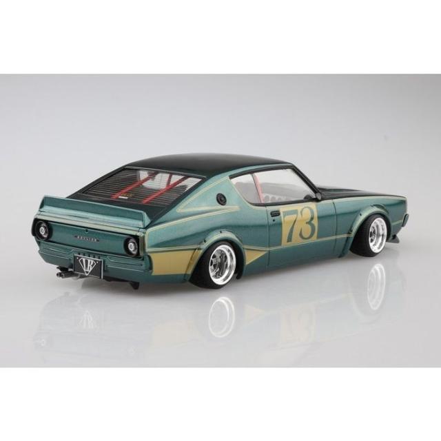 アオシマ LB-WORKs Nissan SKYLINE ケンメリ2Dr 完成品 プラモデル LB ワークス リバティーウォーク No.2 1/24 ケンメリ